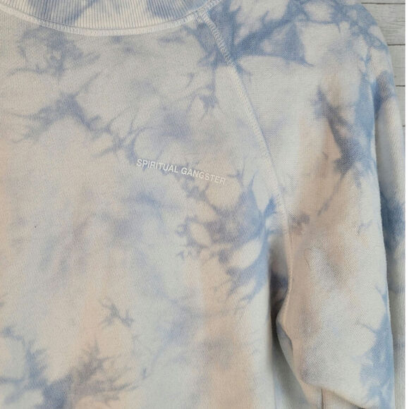 SPIRITUAL GANGSTER Bridget Raglan Pullover Sweatsuit in Winter Sky, sz Sm/Med - Picture 2 of 16